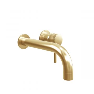 Wall Mounted Basin mixer - Core Brushed Brass
