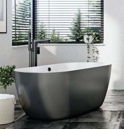 Onyx Matt Black Bath