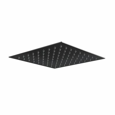 Black Square Shower Head 200mm with Arm Options