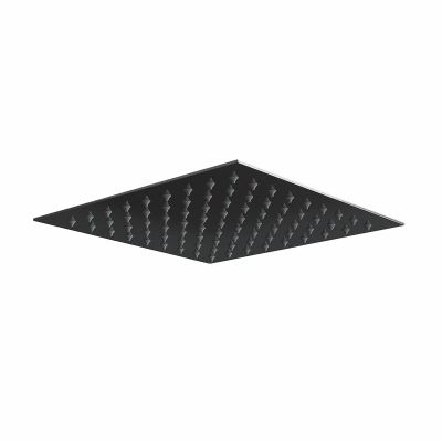 Black Square Shower Head 300mm with Arm Options