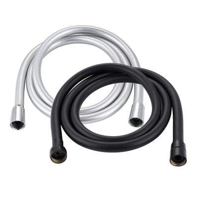 Smooth Shower Hose 1.5 Metre Silver or Matte Black