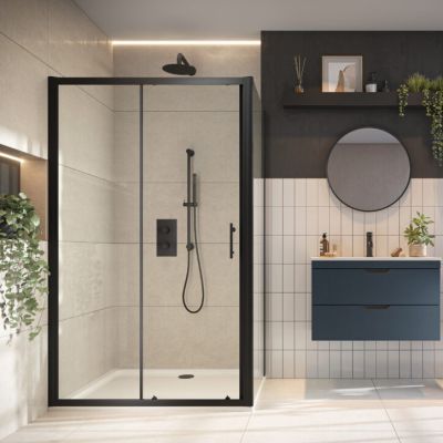Black Sliding Door 