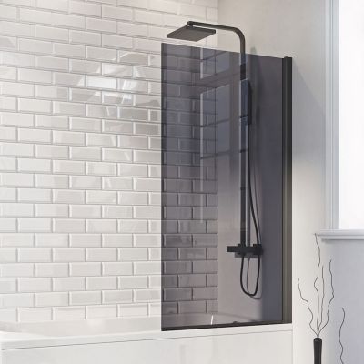 S6 Mono Square Edge Bath Screen