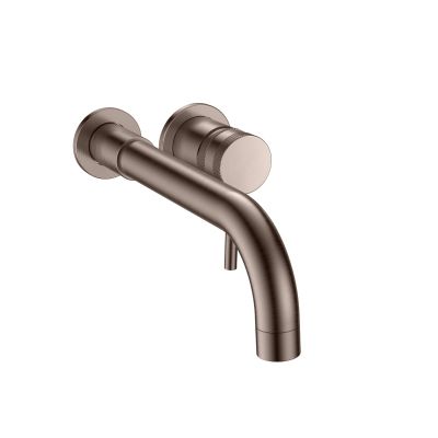 Wall Mounted Basin mixer - Brushed Bronze