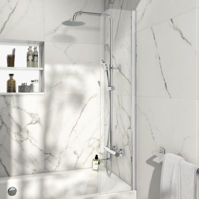 S6 Fixed Radius Bath Screen