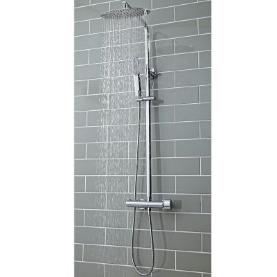 Marco Oval Rigid Riser Shower Chrome