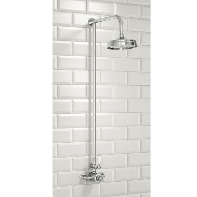 Traditional Rigid Riser Shower with Fixed Head