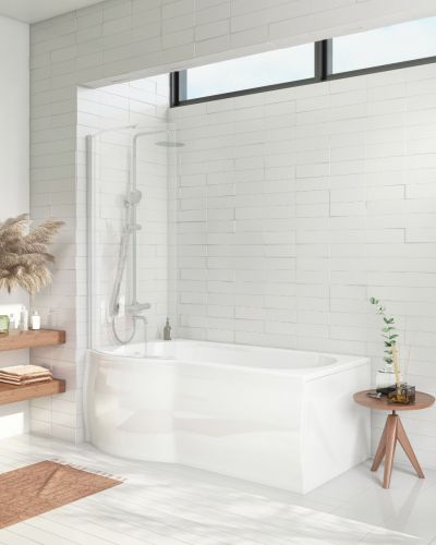 P Shape Shower bath