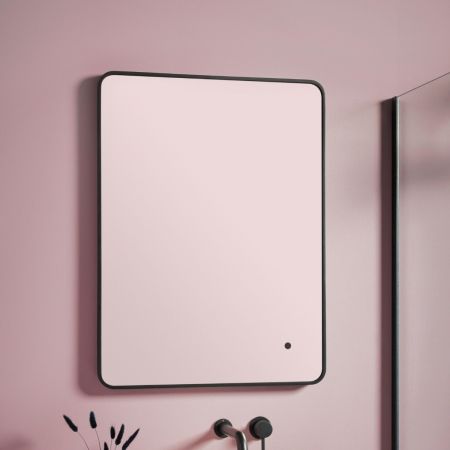 Alfie Soft Edge LED Mirror Black (various sizes)