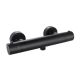 Round Exposed Thermostatic Valve Matte Black
