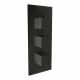 Black Triple Handle, 2 Outlet Concealed Valve