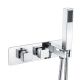 Square Handle, 2 Outlet Concealed Valve with Diverter